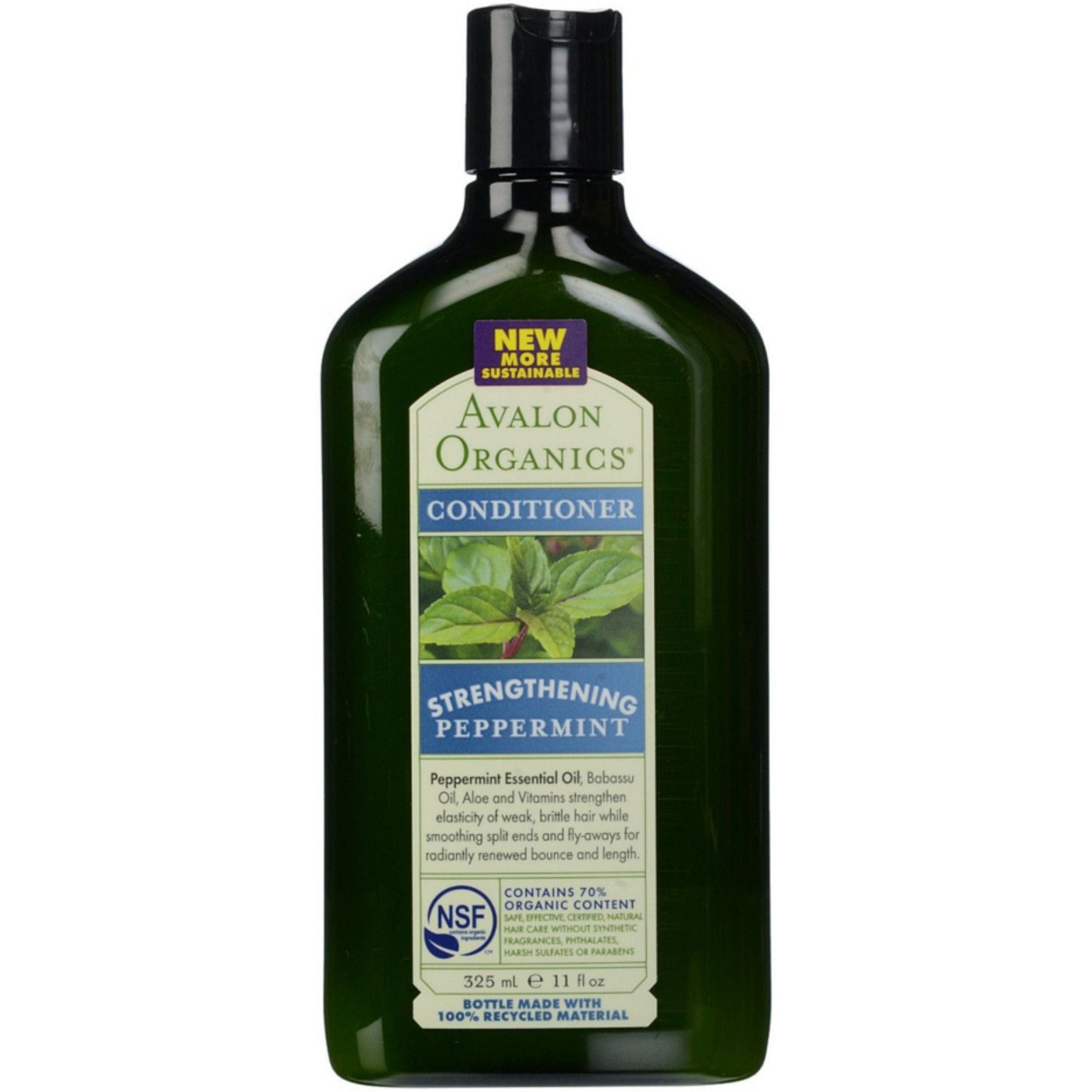 Avalon Organics Strengthening Peppermint Conditioner 325 mL by Pasteur Pharmacy