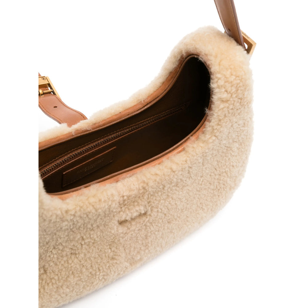 Saint Laurent Neutrals Shoulder Bags Women by Luosophy