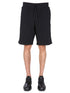 Moschino Men Bermuda With Logo Embroidered by Luosophy