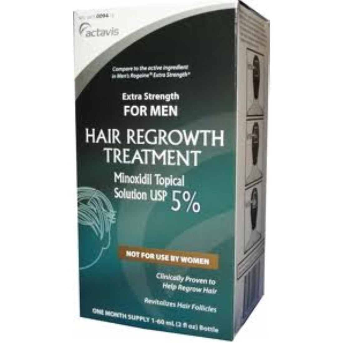 Minoxidil 5% De La Fuerza Adicional De Rebrote De Cabello Tratamiento De La Solución 60 Ml [1 Mes] by Pasteur Pharmacy