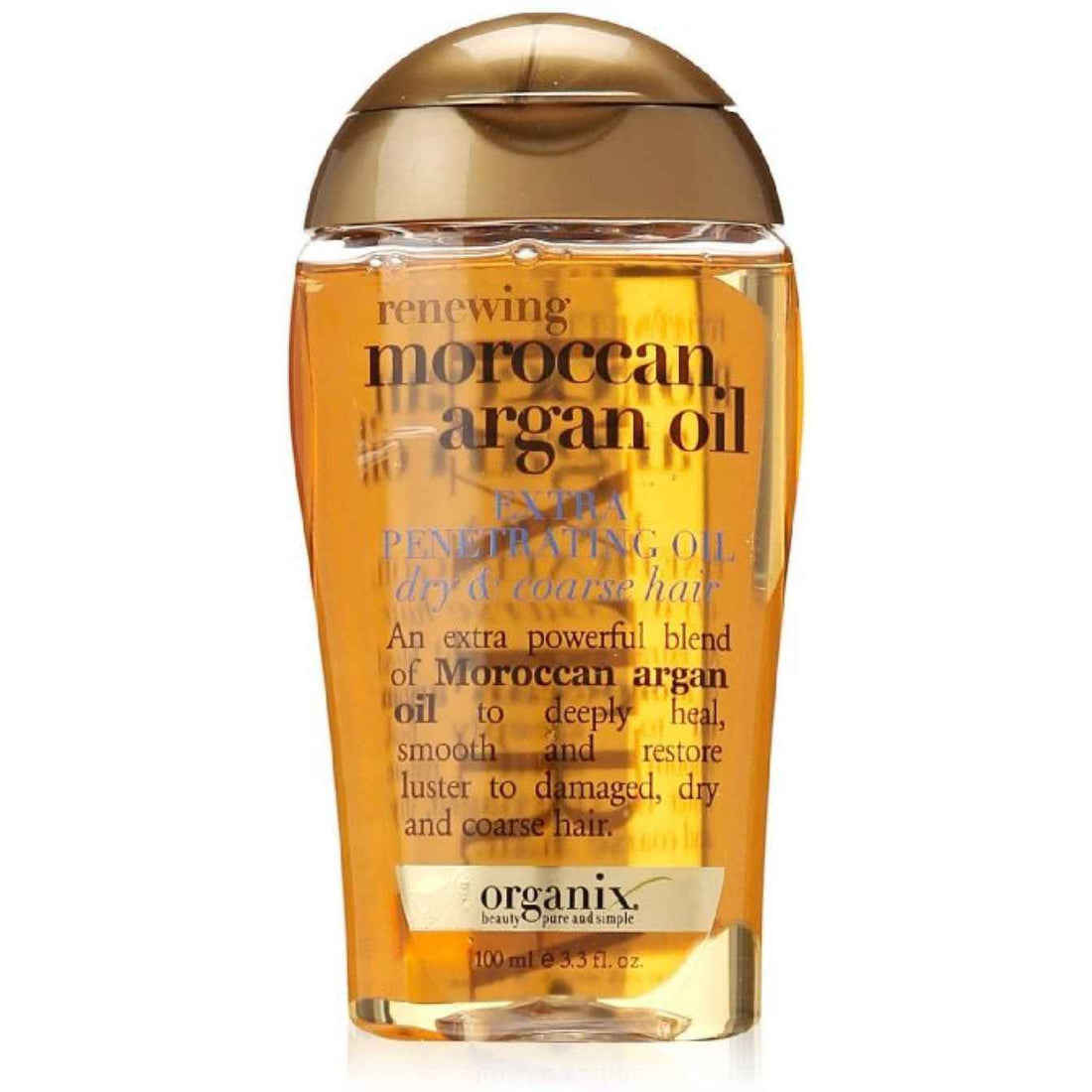 OGX Renewing Moroccan Argan Oil Extra Penetrating Oil, Dry &amp; Course Hair, 3.3 Oz