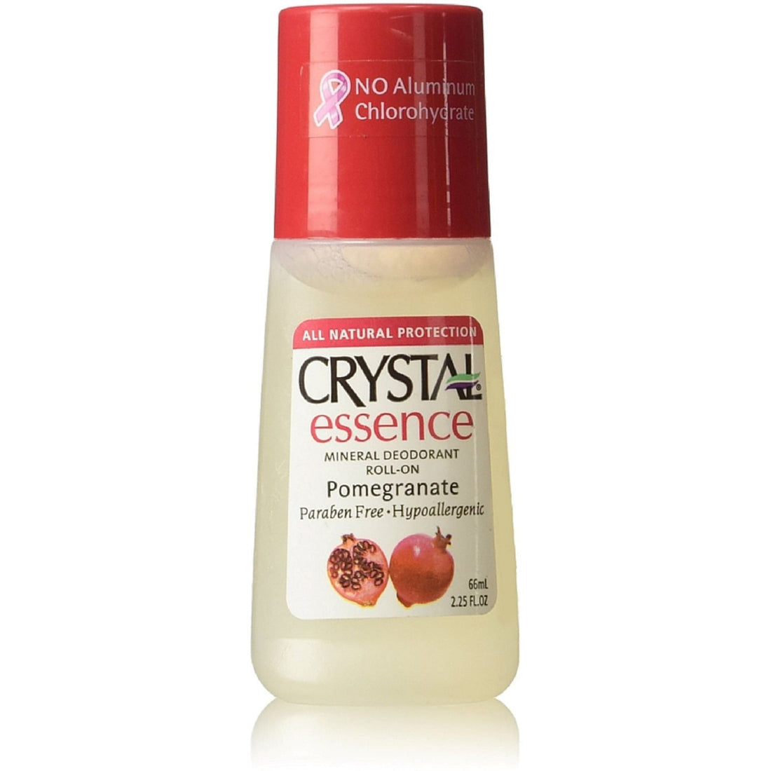 Crystal Essence Mineral Deodorant Roll On Pomegranate By DEODORANTS, 2.25 Fl Oz by Pasteur Pharmacy