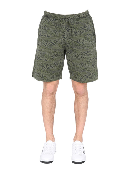 Kenzo Men Bermuda With Animal Print by Luosophy