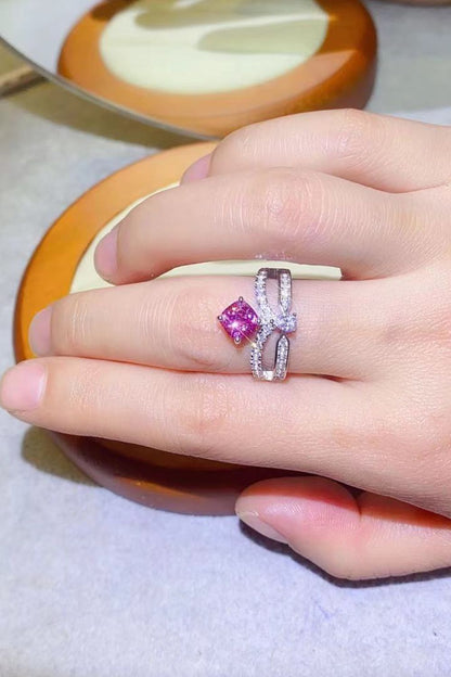 At Your Best 1 Carat Pink Pink Sparkala™ Ring (Platinum Over Pure Sterling Silver) by Sparkala