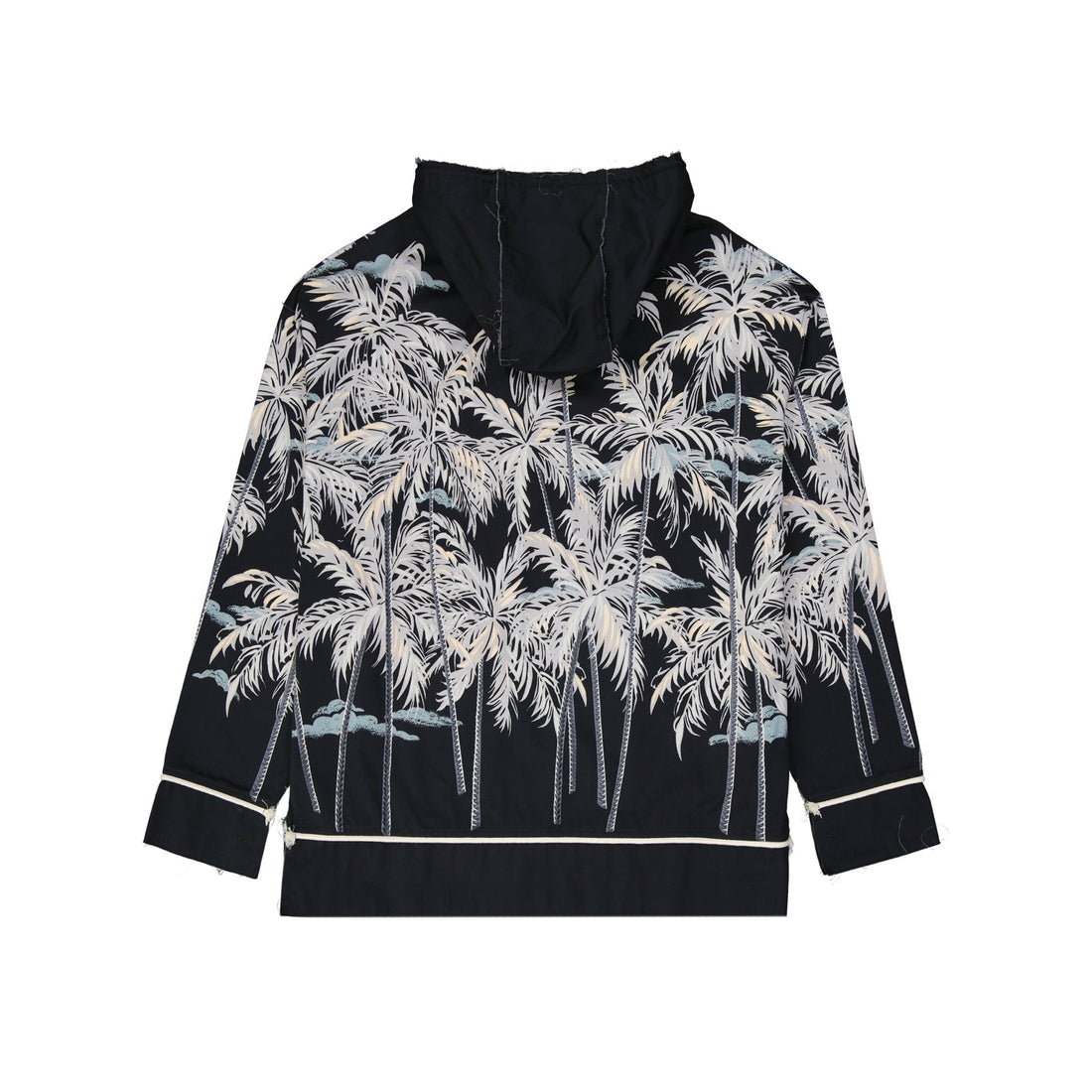 Palm Angels Hooded Printed Shirt Men by Luosophy
