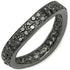 1.11 Carat Genuine Black Diamond .925 Sterling Silver Ring by Bids.com