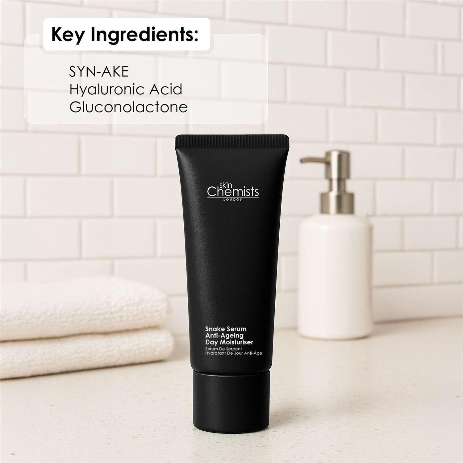skinChemists Snake Serum Anti-Ageing Day Moisturiser 50ml by skinChemists US