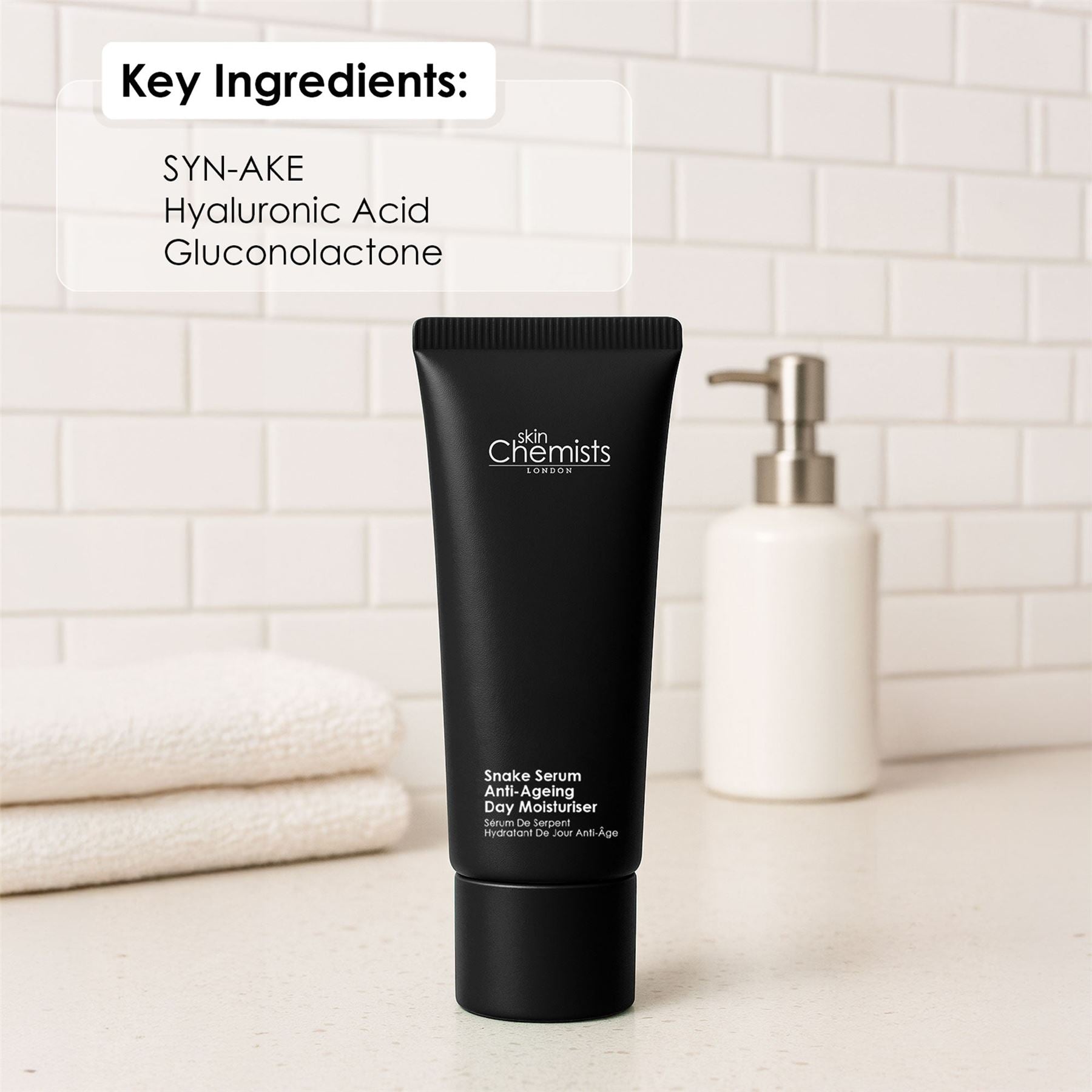 skinChemists Snake Serum Anti-Ageing Day Moisturiser 50ml by skinChemists US