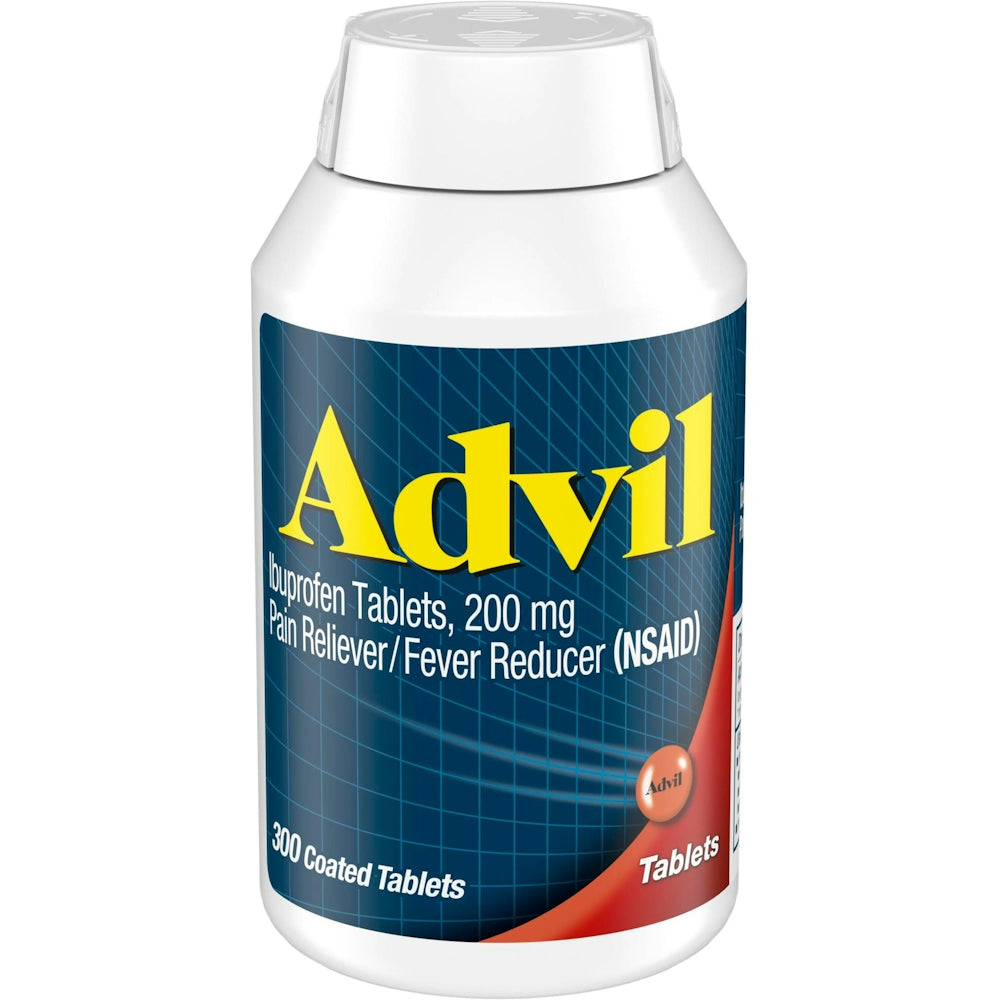 Advil Coated Tablets Pain Reliever And Fever Reducer, Ibuprofen 200mg by Pasteur Pharmacy