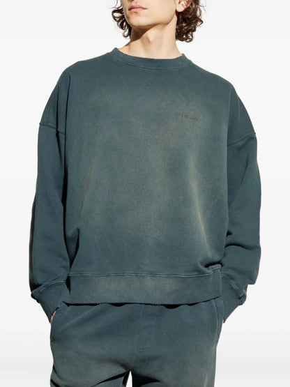Golden Goose Men `Journey` Crew-Neck Sweatshirt With Embroidery by Luosophy