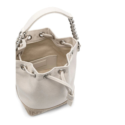 Saint Laurent Neutrals Bucket Bags Women by Luosophy