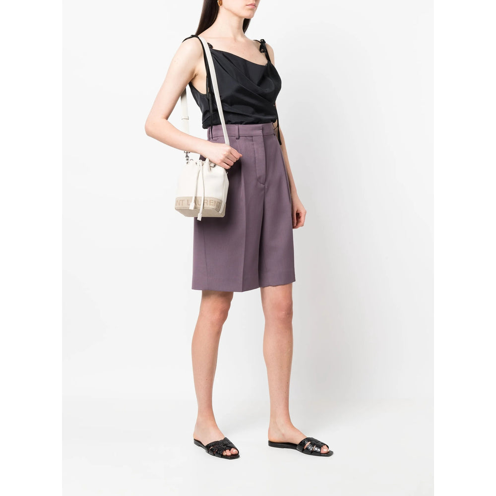 Saint Laurent Neutrals Bucket Bags Women by Luosophy