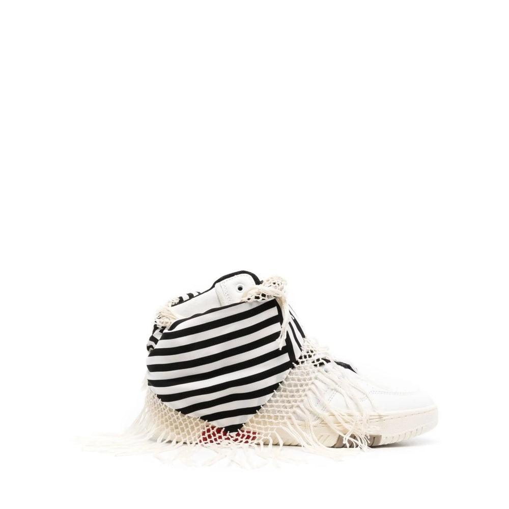Saint Laurent White Trainers - Hi-Tops Men by Luosophy