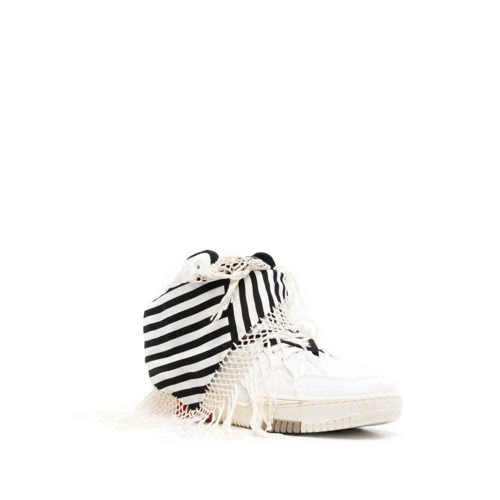 Saint Laurent White Trainers - Hi-Tops Men by Luosophy