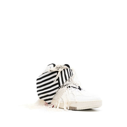 Saint Laurent White Trainers - Hi-Tops Men by Luosophy