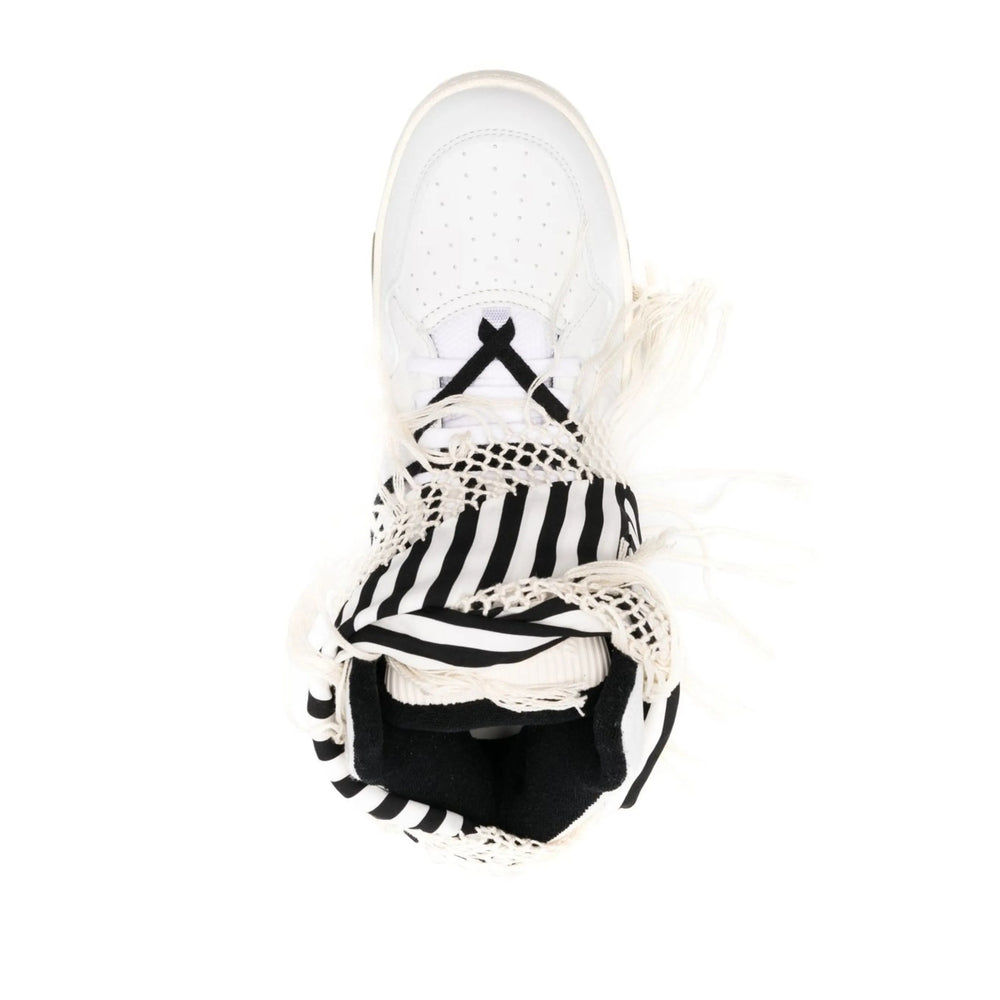 Saint Laurent White Trainers - Hi-Tops Men by Luosophy