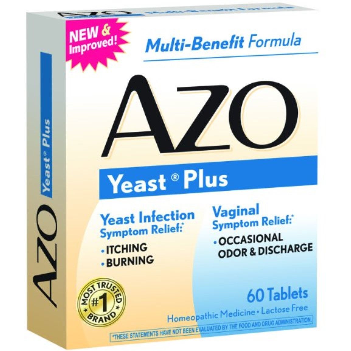 Azo Multi Symptom Formula Yeast Plus Dual Relief Tablets by Pasteur Pharmacy