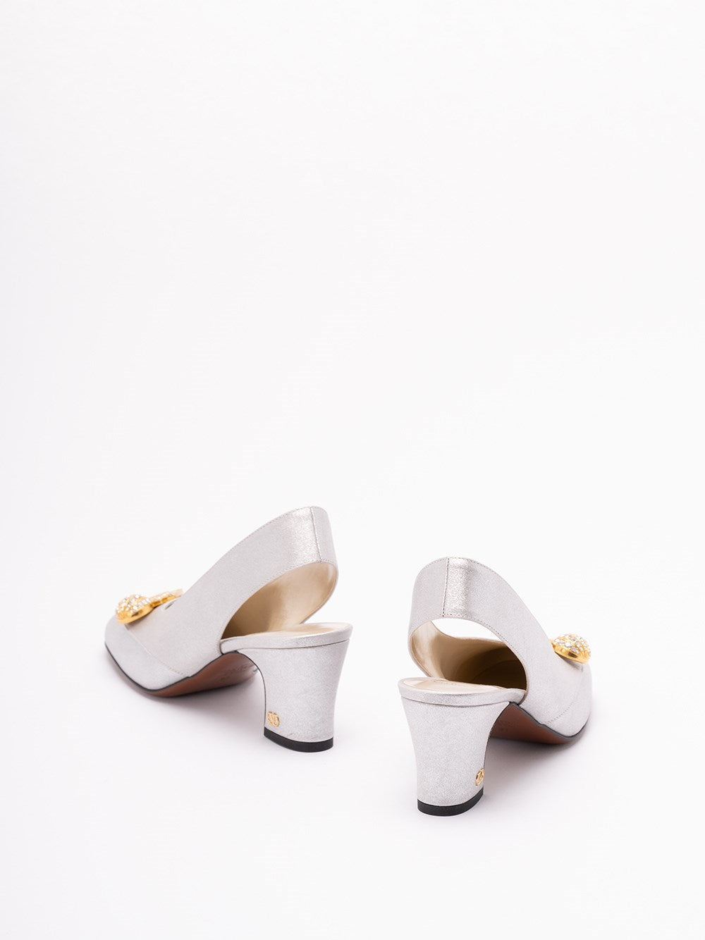 Valentino Garavani Women `Valentino Garavani Adamantine` Slingbacks - DestGlow
