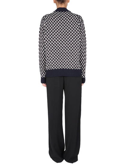 Jil Sander Women Jacquard Sweater by Luosophy