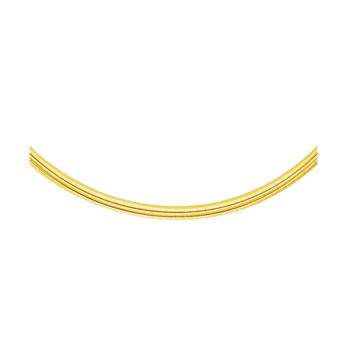 14k Yellow Gold Chain in a Classic Omega Design (4 mm) by Bids.com