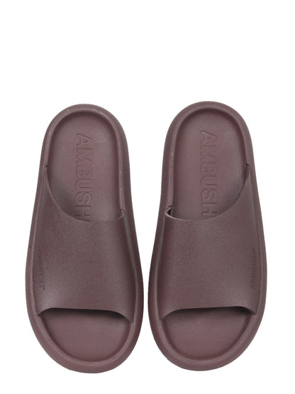 Ambush Women Rubber Slide Sandals by Luosophy