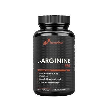 Energy Booster Capsules - Nitric Oxide + L-Citrulline for Strength, Endurance &amp; Muscle Mass | Pre-Workout Support | 120 Capsules