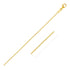 14k Yellow Gold Round Cable Link Chain 1.9mm by Bids.com