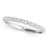 14k White Gold Diamond Scalloped Set Wedding Band (1/6 cttw) by Bids.com