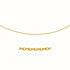 3.5mm 14k Yellow Gold Pendant Chain with Textured Links  DestGlow