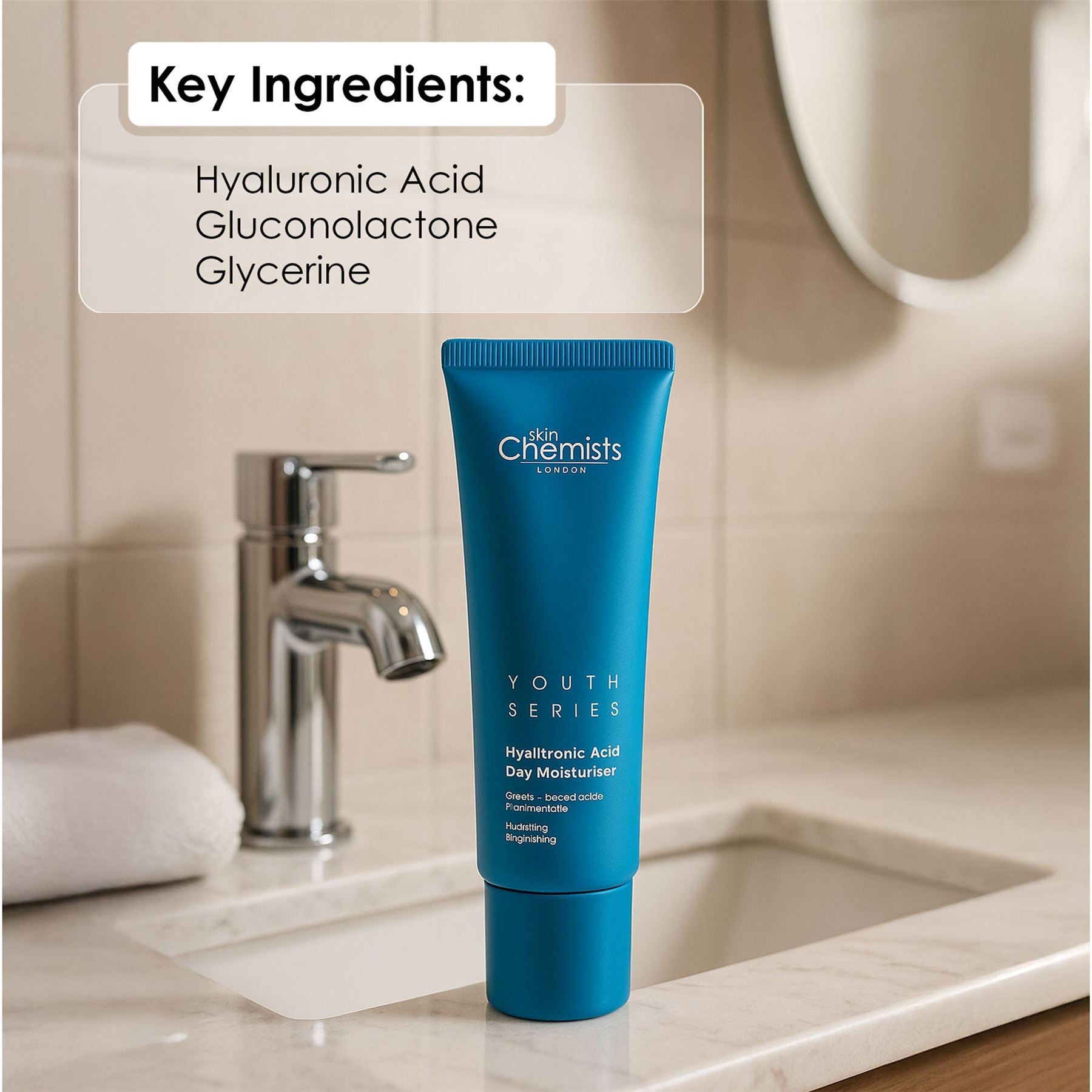 1% Hyaluronic Acid Day Moisturiser 50ml by skinChemists US