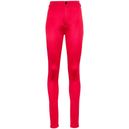Saint Laurent Red Trousers - Skinny Trousers Women by Luosophy