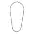 Sterling Silver Gunmetal Finish Round Box Chain Necklace by Bids.com
