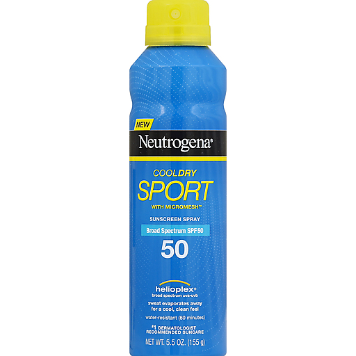 Neutrogena CoolDry Sport Sunscreen Spray SPF 50 – 5.5 Oz by Pasteur Pharmacy