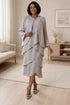 CLEARANCE - Hosanna 5575 Modest 3-Piece Outfit Set Ankle Length (Size XL) by DiscountDressShop