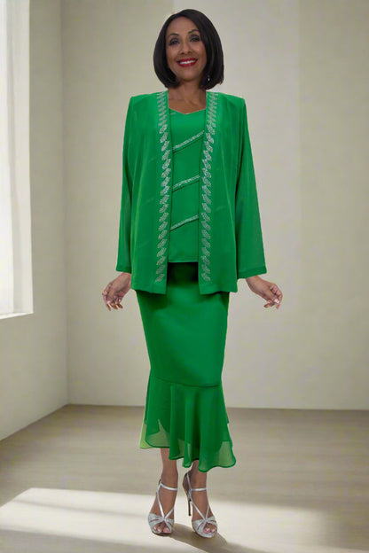 CLEARANCE - Hosanna 5577 Modest 3-Piece Outfit Set Ankle Length (Size 5XL) by DiscountDressShop