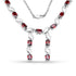 7.65 Carat Genuine Garnet .925 Sterling Silver Necklace by Bids.com