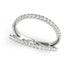 14k White Gold Diamond Split Band Ring (1/4 cttw) by Bids.com