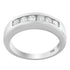 14K White Gold 3/4ct. TDW Diamond Channel Band Ring (H-I, I1-I2) by Bids.com