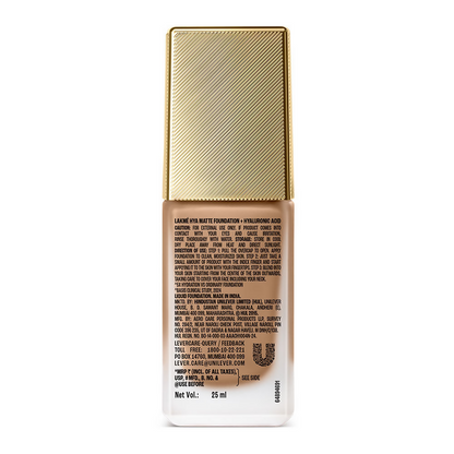 Lakme 9to5 Hya Matte Foundation + Hyaluronic Acid - Cool Walnut