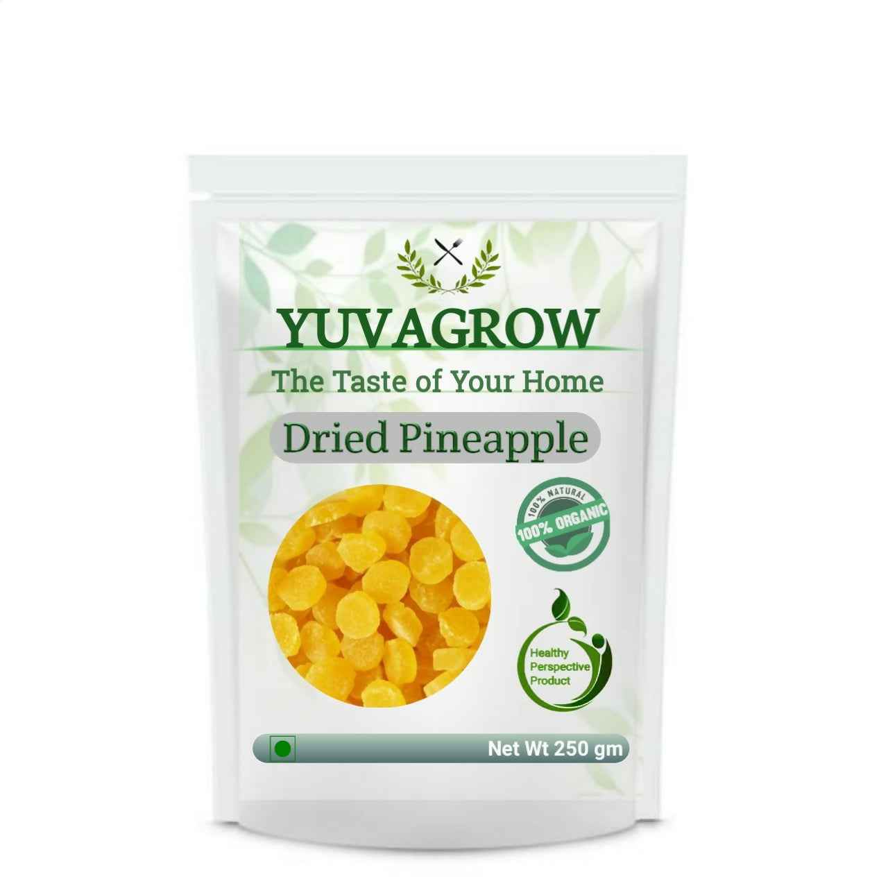 Yuvagrow Dried Pineapple Coins