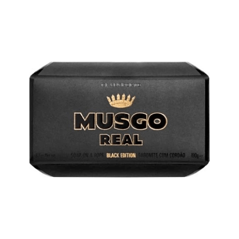 Musgo Real Soap On A Rope Black Edition 190 6.7 Oz by Pasteur Pharmacy