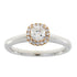 Genuine .62ct Diamond Diamond Eng Only 14KT 2 Tone Gold by Bids.com