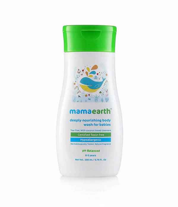 Mamaearth Daily Moisturizing Lotion &amp; Mamaearth Deeply Nourishing Baby Wash For Babies