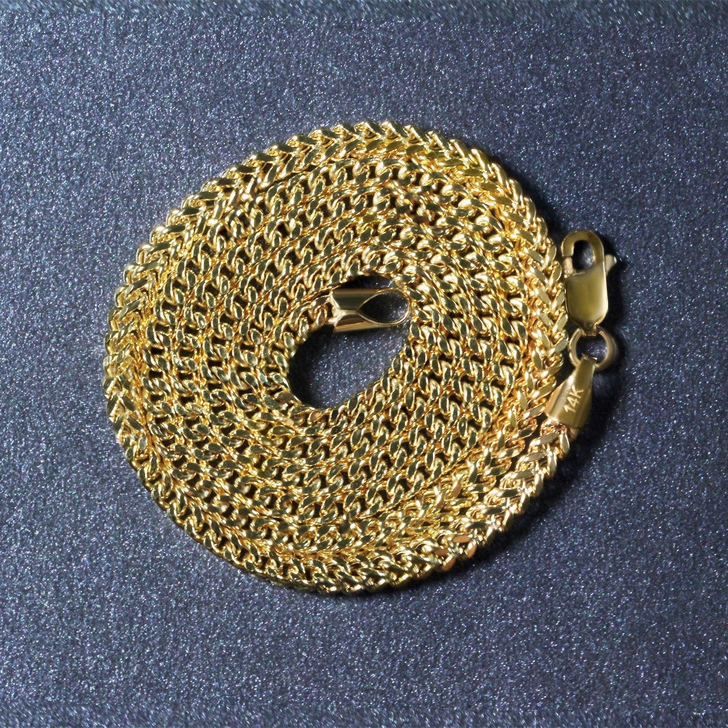 14k Yellow Gold Light Weight Wheat Chain (3.20 mm) by Bids.com
