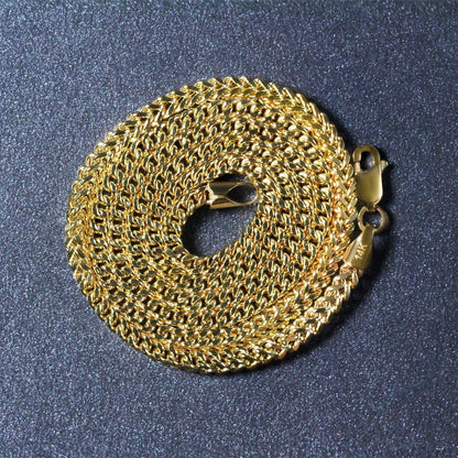 14k Yellow Gold Light Weight Wheat Chain (3.20 mm) by Bids.com