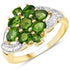 1.26 Carat Genuine Chrome Diopside .925 Sterling Silver Ring by Bids.com