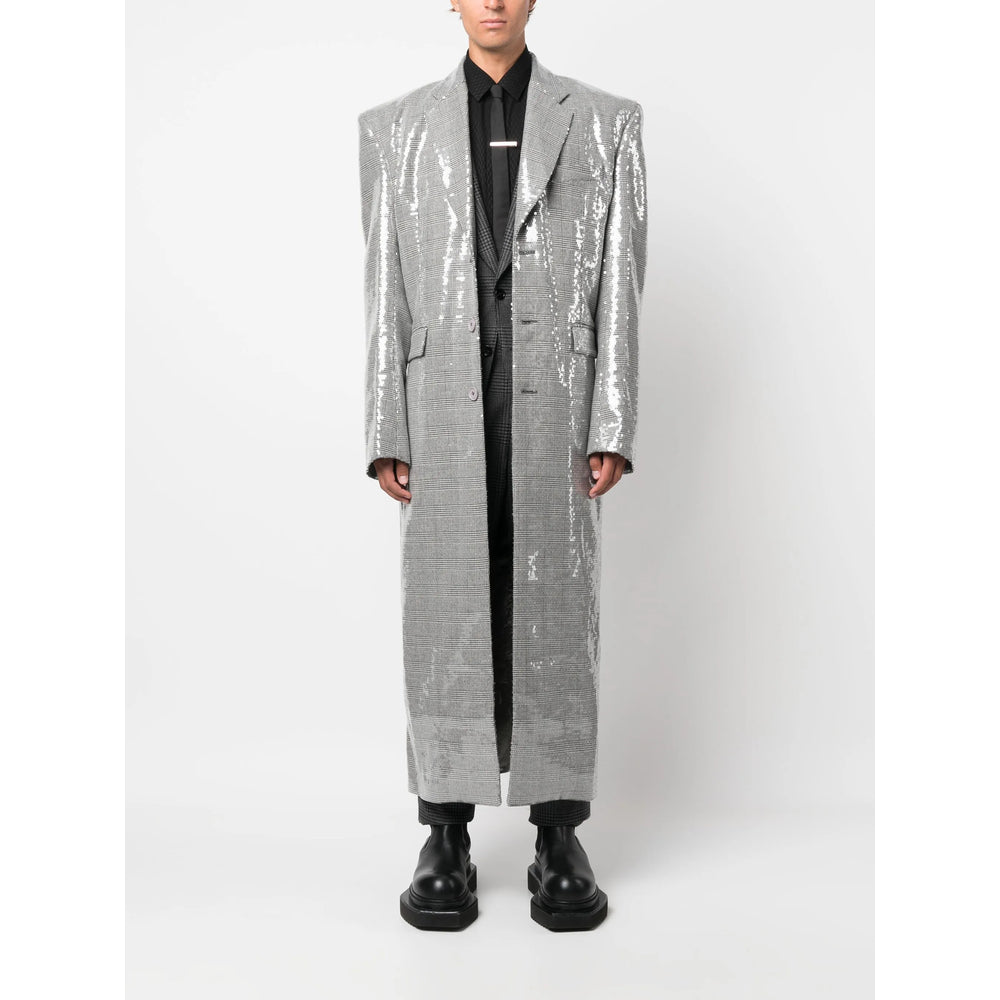 Vetements Black Coats - Single Breasted Coats Men by Luosophy
