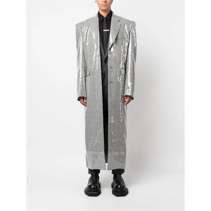 Vetements Black Coats - Single Breasted Coats Men by Luosophy