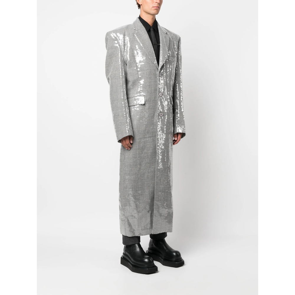 Vetements Black Coats - Single Breasted Coats Men by Luosophy