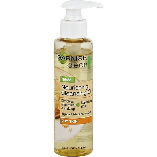 Clean + Garnier Nourishing Cleansing Oil For Dry Skin 4.2 Fl. Oz. Pump by Pasteur Pharmacy